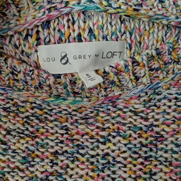 Lou & Grey Cropped Rainbow stitch Sweater - Picture 3 of 3